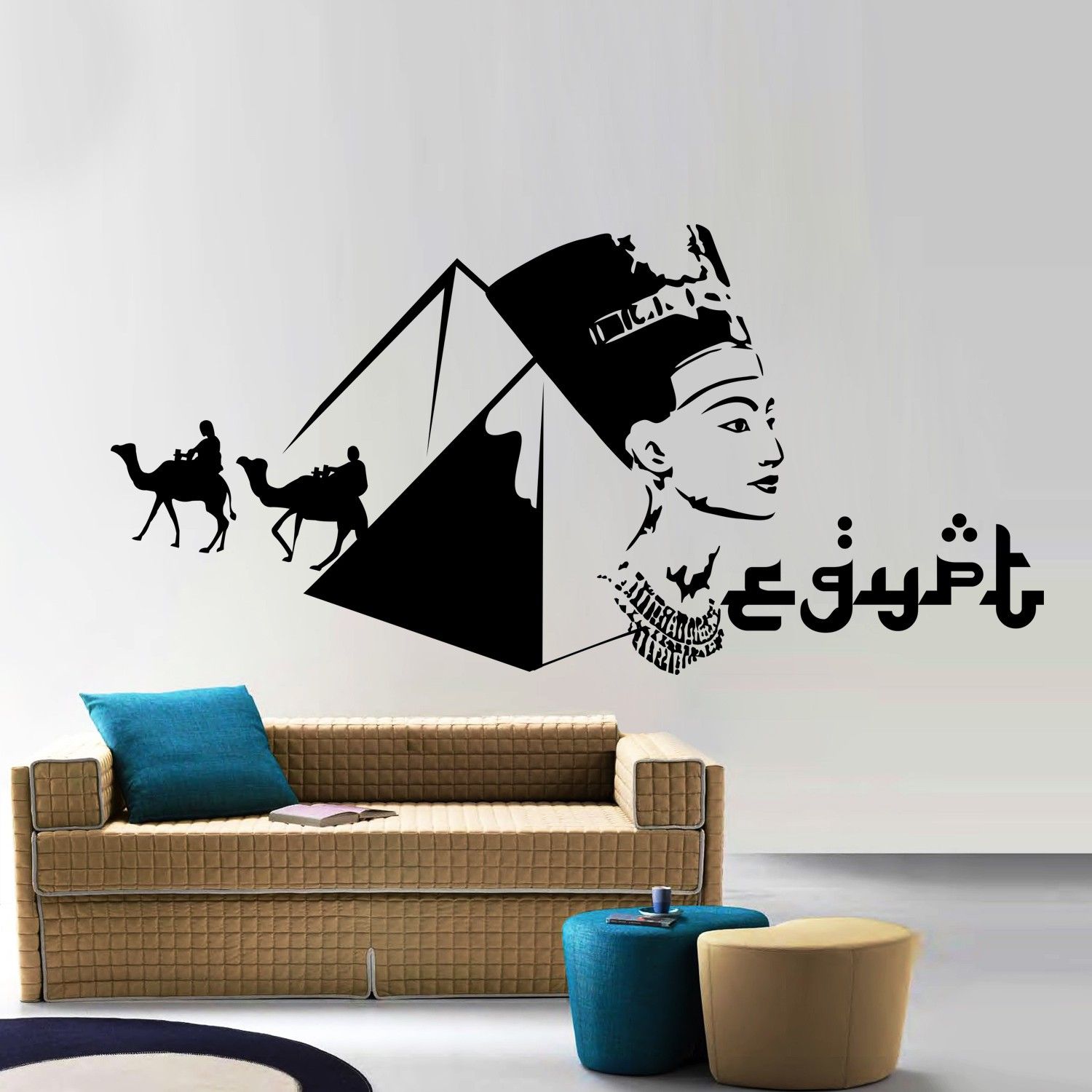 30% OFF on Creative Width Decor Egyptian Queen Vinyl Sticker Sticker Pack of 1