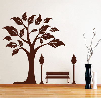 70% OFF on D��cor Kafe Decal Style Tree Side Wall Art Tiny-15*15 Inch Color - Brown Wall Sticker Sticker Pack of 1 70% OFF on D��cor Kafe Decal Style Tree Side Wall Art Tiny-15*15 Inch Color - Brown Wall Sticker Sticker Pack of 1