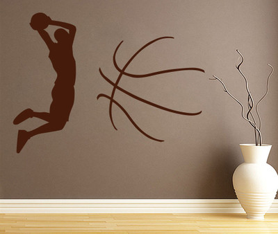 68% OFF on D��cor Kafe Decal Style Man On Football Wall Art Tiny-17*12 Inch Wall Sticker Sticker Pack of 1