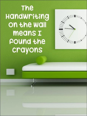 80% OFF on Wall1ders The Handwriting PVC Vinyl Sticker Sticker Pack of 1