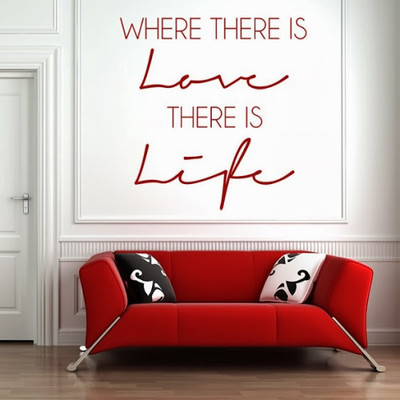 40% OFF on DeStudio Where There Is Love One Size Tiny Wall Sticker