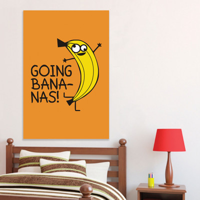 50% OFF on Posterboy Going Bananas Peel and Stick Wall Decal Vinyl Sticker Pack of 1