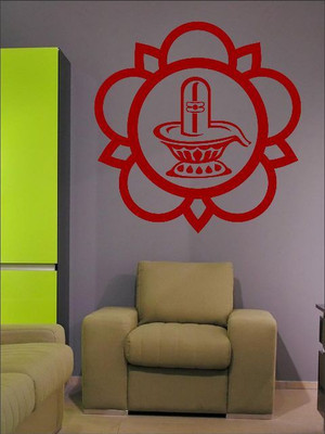 80% OFF on Wall1ders Lotus Shiva Sticker Sticker Pack of 1