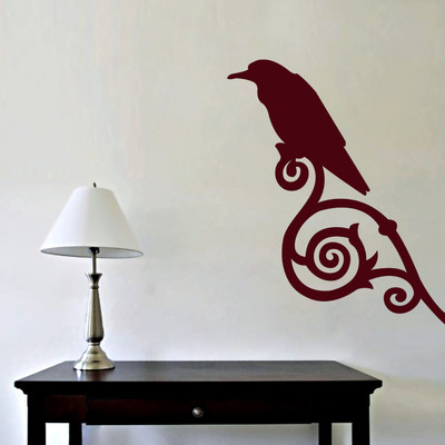 30% OFF on Creative Width Decor Winter Bird Vinyl Sticker Sticker Pack of 1