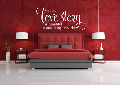 50% OFF on DeStudio Love Store Valentine Decal Size: 150 cms X 60 cms Wall Sticker Sticker