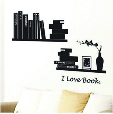 33% OFF on Pindia Book Shelves Wall Sticker