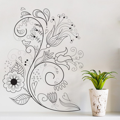 63% OFF on Decor Kafe Decal Style Swirl Branch Art Small Size-14*19 Inch Wall Sticker Sticker Pack of 1 63% OFF on Decor Kafe Decal Style Swirl Branch Art Small Size-14*19 Inch Wall Sticker Sticker Pack of 1