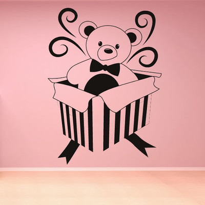 73% OFF on DeStudio DeStudio Teddy Bear In Box Wall Stickers Size MEDIUM WALL STICKER Sticker 73% OFF on DeStudio DeStudio Teddy Bear In Box Wall Stickers Size MEDIUM WALL STICKER Sticker