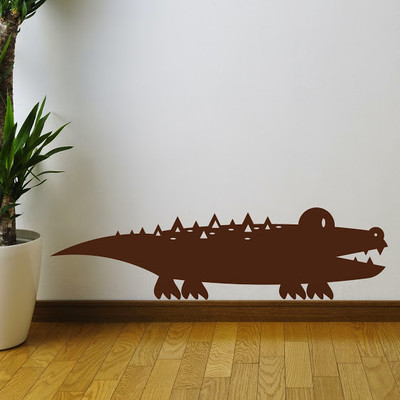 50% OFF on DeStudio Alligator Silhouette Animals Wall Sticker Sticker