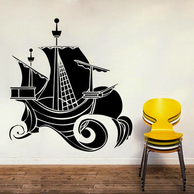50% OFF on DeStudio DeStudio Sailboat Wall Stickers Size JUMBO WALL STICKER Sticker