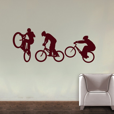 30% OFF on Creative Width Decor Cycling Team Vinyl Sticker Sticker Pack of 1