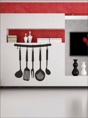 80% OFF on Wall1ders Kitchen Set PVC Vinyl Sticker Sticker Pack of 1