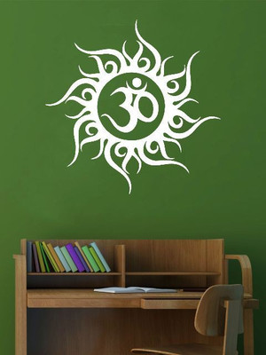 77% OFF on Wall1ders Om PVC Vinyl Sticker Sticker Pack of 1