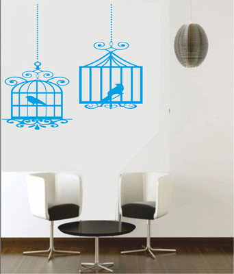 50% OFF on Ritzy Bird In A Cage Ii Wall Decal Sticker