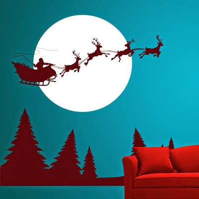 87% OFF on DeStudio Santa Claus One Size Tiny Wall Sticker