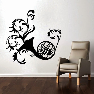 87% OFF on DeStudio French Horn Size Tiny Wall Sticker