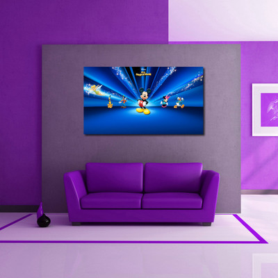 40% OFF on 999store Mickey Mouse Cartoon Vinyl Home Decor PVC Wall 91 Cms X 61 Cms Paper Sticker