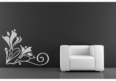 50% OFF on DeStudio Tulip Corner Floral Embellishment One Size Giant Wall Sticker