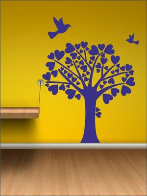82% OFF on Wall1ders Love Tree PVC Vinyl Sticker Sticker Pack of 1