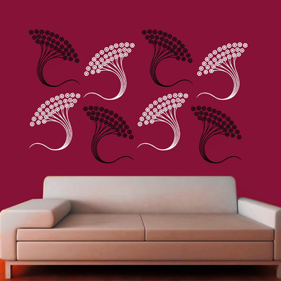 50% OFF on DeStudio DeStudio Trendy Flowers Wall Stickers Size GIANT WALL STICKER Sticker