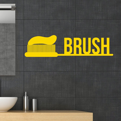 50% OFF on DeStudio Brush Toothbrush Two Wall Sticker Sticker 50% OFF on DeStudio Brush Toothbrush Two Wall Sticker Sticker