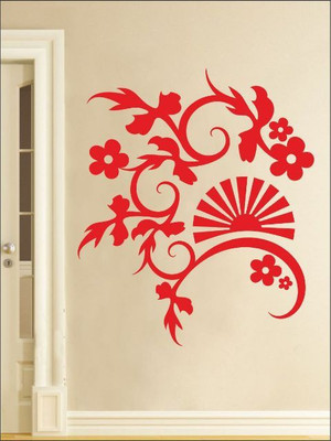 80% OFF on Wall1ders Flower Pattern 1 PVC Vinyl Sticker Sticker Pack of 1 80% OFF on Wall1ders Flower Pattern 1 PVC Vinyl Sticker Sticker Pack of 1