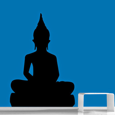 66% OFF on DeStudio DeStudio Lord Buddha Wall Stickers Size SMALL WALL STICKER Sticker