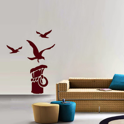 50% OFF on DeStudio DeStudio Seagull Two Wall Stickers Size JUMBO WALL STICKER Sticker