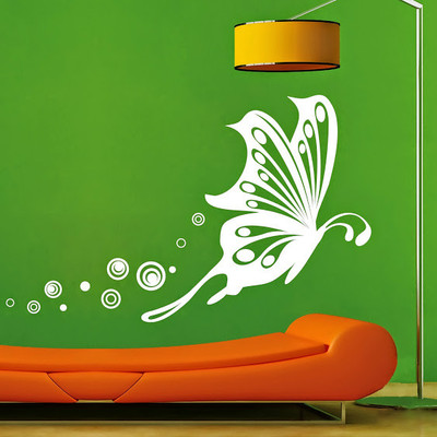 87% OFF on DeStudio Butterfly Flight Two Size Tiny Wall Sticker