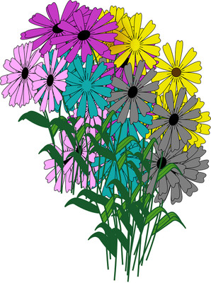 16% OFF on Cheery And Colorful Flowers Poster Paper Print 16% OFF on Cheery And Colorful Flowers Poster Paper Print