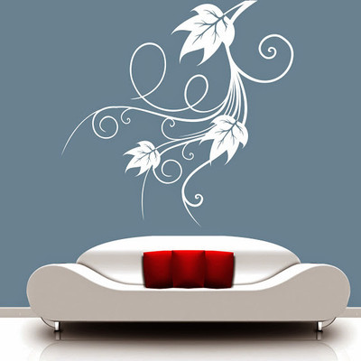 50% OFF on DeStudio DeStudio Leafy Curls One Wall Stickers Size JUMBO WALL STICKER Sticker