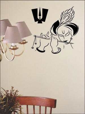 82% OFF on Wall1ders Your Krishna Bala Sticker Sticker Pack of 1