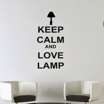 87% OFF on DeStudio Keep Calm And Love Size Tiny Wall Sticker