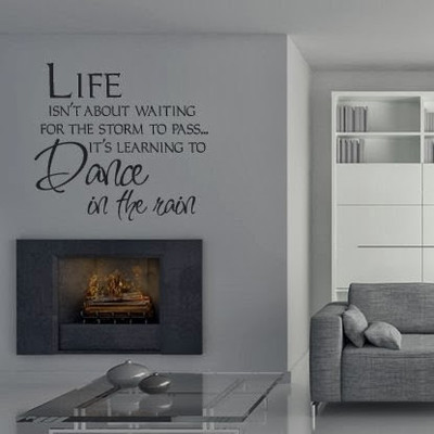 50% OFF on DeStudio DeStudio Life Isn't About Waiting For The Storm Wall Stickers Size MEGA WALL STICKER Sticker