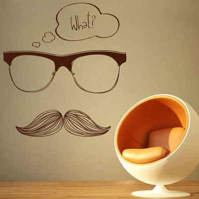 85% OFF on D��cor Kafe Decal Style Moustache Wall Art Medium Size-30*33 Inch Wall Sticker Sticker Pack of 1 85% OFF on D��cor Kafe Decal Style Moustache Wall Art Medium Size-30*33 Inch Wall Sticker Sticker Pack of 1