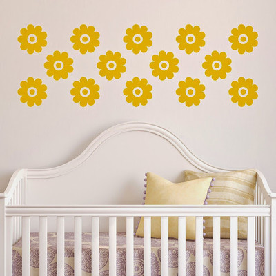 50% OFF on DeStudio Floral Border Decoration Flowers Pattern Decal Home Wall Sticker Sticker