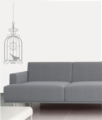 50% OFF on Ritzy Bird In A Cage I Wall Decal Sticker