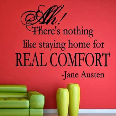 DeStudio DeStudio Ah! There's Nothing Like Staying Home Wall Stickers Size MEGA WALL STICKER Sticker