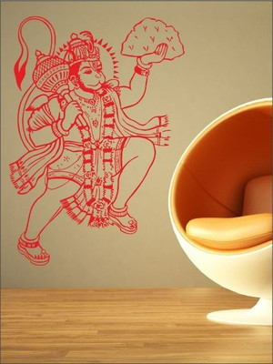 80% OFF on Wall1ders Sankat Mochan PVC Vinyl Sticker Sticker Pack of 1