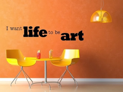 50% OFF on DeStudio DeStudio I Want Life One Wall Stickers Size GIANT WALL STICKER Sticker