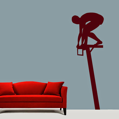 50% OFF on DeStudio DeStudio Swimmer Two Wall Stickers Size MEGA WALL STICKER Sticker