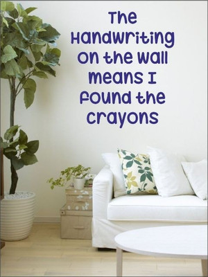 82% OFF on Wall1ders The Handwriting PVC Vinyl Sticker Sticker Pack of 1