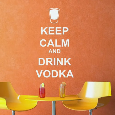 50% OFF on DeStudio DeStudio Keep Calm And Drink Wall Stickers Size MEGA WALL STICKER Sticker