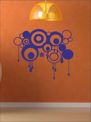 82% OFF on Wall1ders Melting Rings PVC Vinyl Sticker Sticker Pack of 1