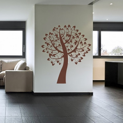 81% OFF on DeStudio Hollow Leaves Trees One Size Medium Wall Sticker