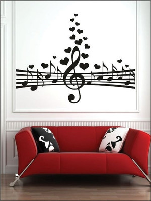 77% OFF on Wall1ders Rhythm & Soul PVC Vinyl Sticker Sticker Pack of 1