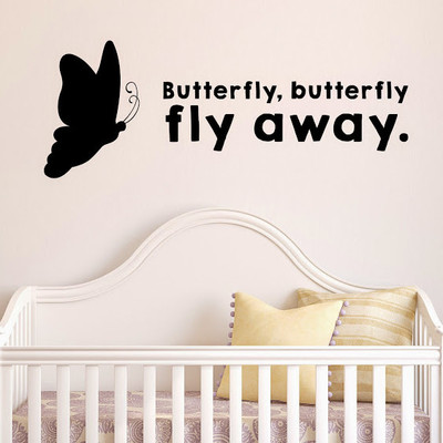 66% OFF on DeStudio Butterfly Children Baby Cute Kids Decal Vinyl Wall Sticker Sticker