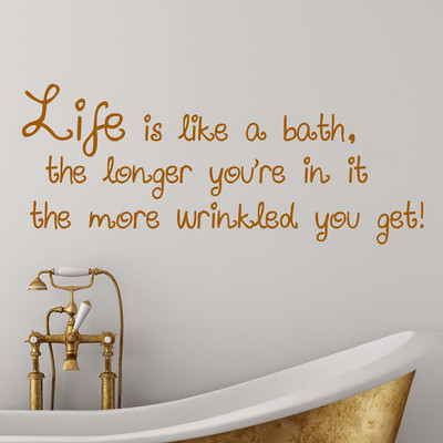 50% OFF on DeStudio Life Funny Color Brown Size 150 X 60 Cms Wall Sticker