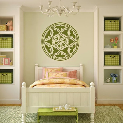 50% OFF on DeStudio Circle Floral Size Giant WALL STICKER Sticker 50% OFF on DeStudio Circle Floral Size Giant WALL STICKER Sticker