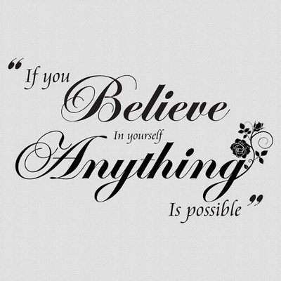 50% OFF on DeStudio Anything Is Possible Believe In Yourself Wall Sticker Sticker 50% OFF on DeStudio Anything Is Possible Believe In Yourself Wall Sticker Sticker